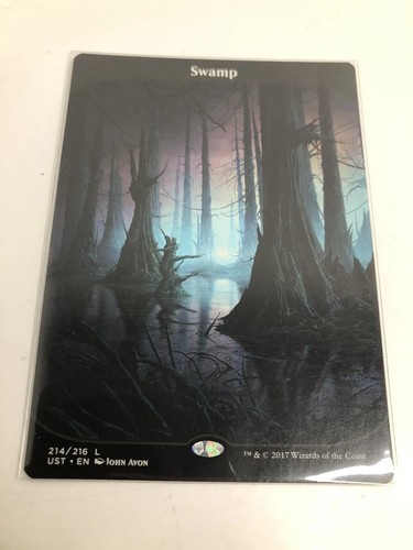 MTG Unstable Full Art Basic Land Lot of 5 Near Mint 1x Of Each Plains Island Etc - Picture 4 of 6