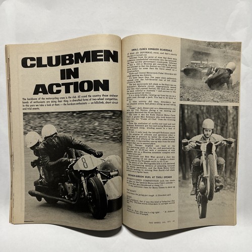 Two Wheels - The Magazine of Motor Cycling - July 1971 - Motor Bike - Bild 6 von 13