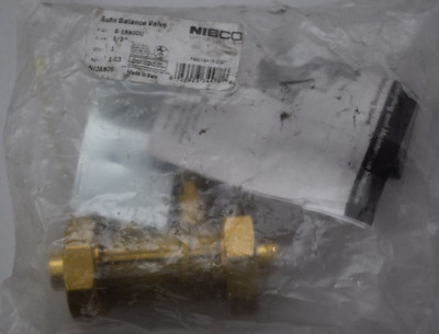 NIBCO Brass Automatic Auto Balancing Balance Valve S-1880DU 1/2'' NJ3X806 - New