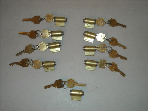 LOT OF 9 NEW Arrow Key in Knob Lever Cylinder 2 Keys KEYED DIFFERENT