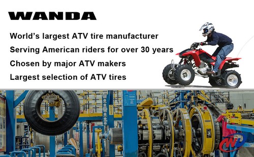 4 UTV ATV Tires 25x8-12 25x10-12 WANDA for 2014 & Up POLARIS SPORTSMAN 570/ACE - Picture 8 of 8