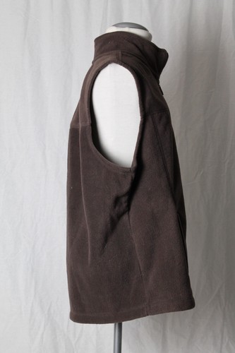 Men’s Sleeveless Vest Jacket Brown Full Zip Outdoor Life Size L (42-44) J7 - Picture 2 of 5