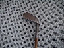 Antique Vintage Wood Shaft Spalding Gold Medal 2 Dot Face Mashie W