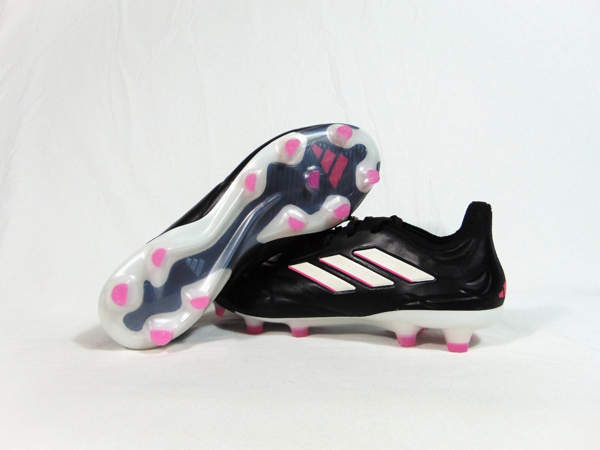 Adidas COPA PURE.1 FG Leather Black & Pink Soccer Cleats Sz 10 NEW
