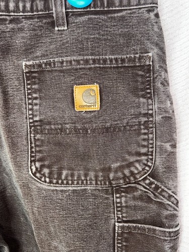 Vintage Carhartt RN 14806 Dungaree Fit Jeans 100% Cotton Size W40 L30 - Picture 5 of 6