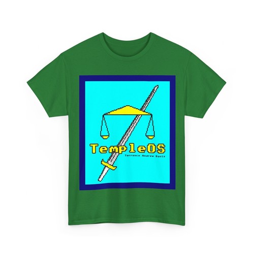 TempleOS Early Adopter - Terry A Davis, Programmer, Meme T-Shirt - Picture 23 of 36