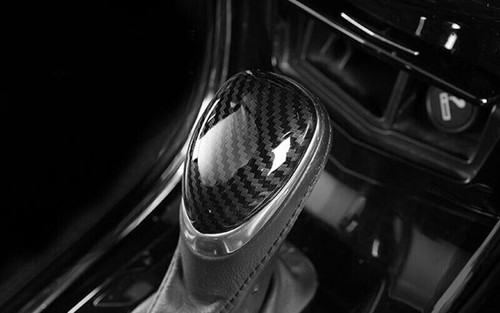 Ajuste de perilla de cambio de marchas 2013-2019 apto para consola central Cadillac XTS fibra de carbono - Imagen 6 de 7