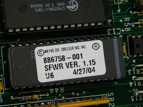 DRESSER WAYNE 883970-R20 DCPT CONT. BOARD W/ SPEEDPASS SOFTWARE REMANUFACTURED - Picture 5 of 5
