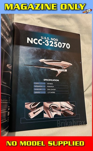 Solo revistas Eaglemoss Star Trek (no se suministran modelos) - revista seleccionada - usada - Imagen 141 de 186