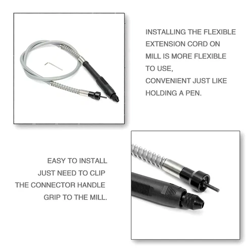 1X Flexibler Bohrer Schleifer Flex Welle für Dremel Rotationsantrieb Elektrowerkzeug - Bild 6 von 12