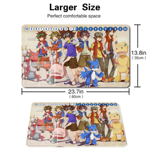 231470 - Board Game Digimon Playmat Games Mousepad for DTCG CCG Playmat. - Picture 2 of 7