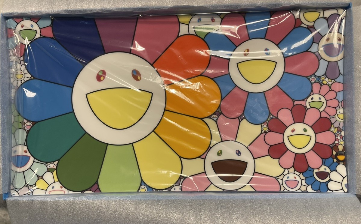 Takashi Murakami star Exhibition Pop-up Flower Plate Takashi Murakami star Exhibition Pop-up Flower Plate