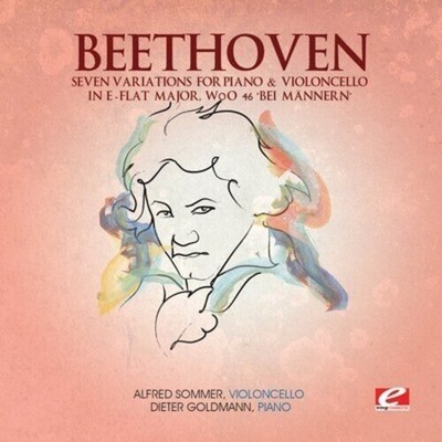 Dieter Goldmann - Seven Variationsr Piano & Violoncello E-Flat Major [New CD] Al