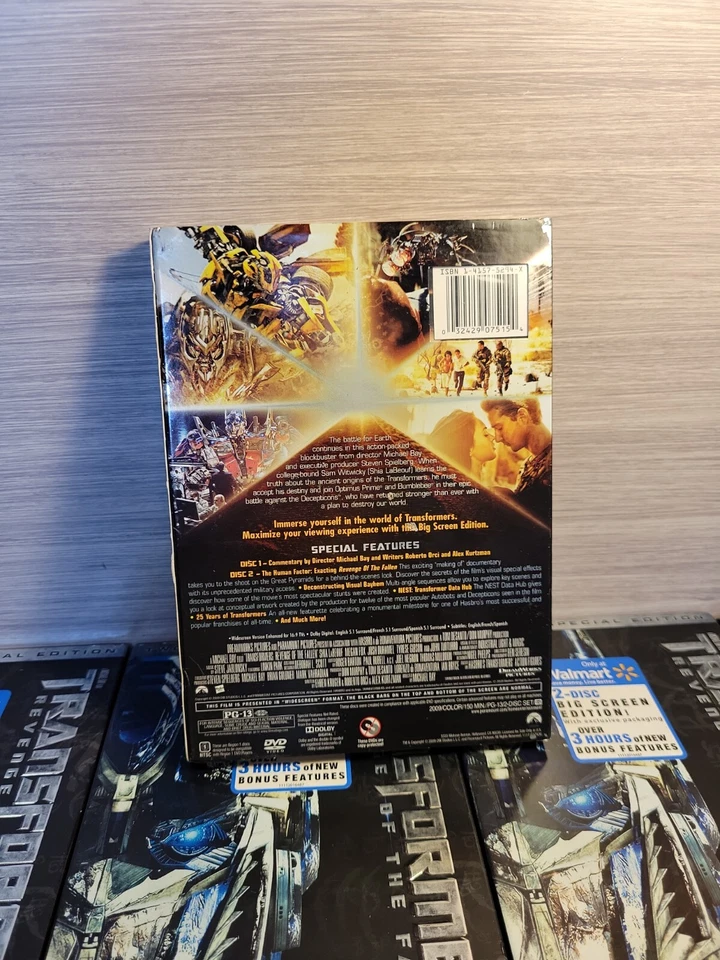 Transformers: Revenge Of The Fallen DVD 2-Disc Big Screen Special Edition Sealed - Image 3 of 4