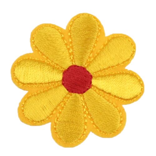 23 colori 4 cm toppa fiore margherita ferro/applique da cucire per decorazione borsa fai da te - Foto 29 di 35