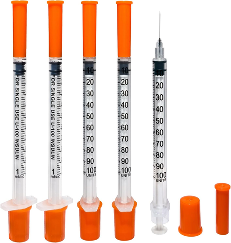 U-100 29G 1Ml/Cc Lab Syringes 1/2-Inch (13Mm), Individually Wrapped,Pack of 30, - Picture 8 of 12