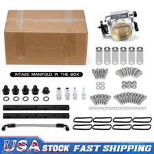 High-Flow 102mm Intake Manifold Sliver - For LS1/LS2/LS6/LQ4 6.0L Engines