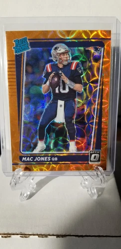 MAC JONES 2021 Donruss Optic Football Orange Scope Rated Rookie #41/79 Patriots