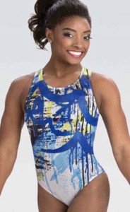 Simone Biles GK Elite LEOTARD Gymnastics FAST DASH Holotek ...
