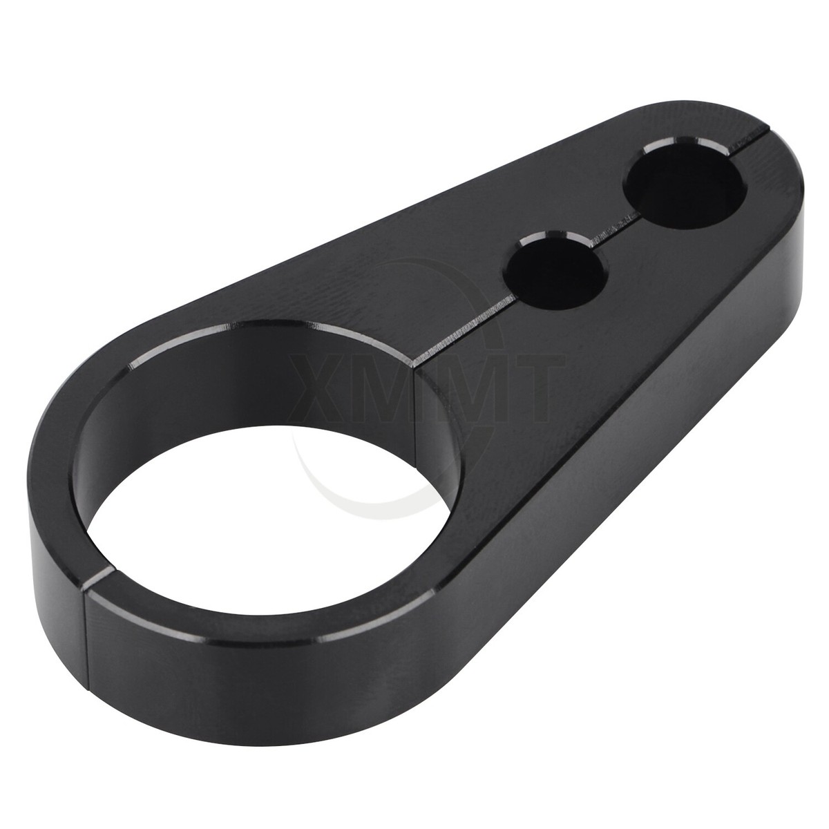 WTMT 32mm Black Aluminum Cable Clamp For 1-1/4" Handlebars – Fits Harley & More