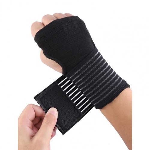 2x Elasticated Wrist Palm Hand Supports Arthritis Brace Sleeve Bandage Wrap Gym! - Picture 11 of 14