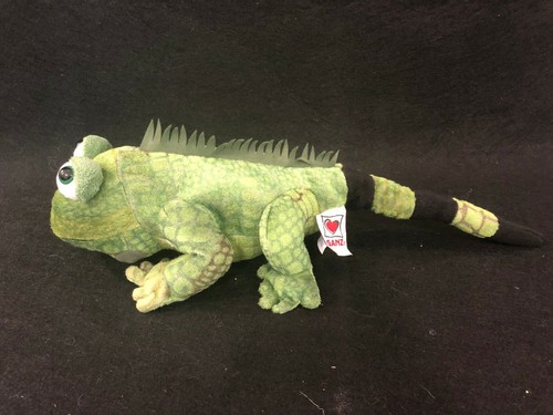 Ganz Webkinz HM340 Green Iguana Plush 12" Long Lizard Stuffed Animal Green - Picture 1 of 6