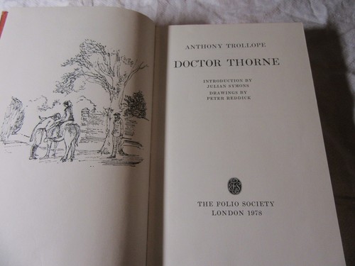 DOCTOR THORNE Anthony Trollope - FOLIO SOCIETY 1978 - Picture 4 of 10