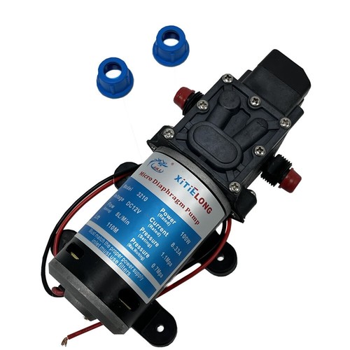 Micro Electric Diaphragm pump Self-Priming pump 3210YB DC 12V 100W 8L/Min 1.1MPa - Picture 8 of 12