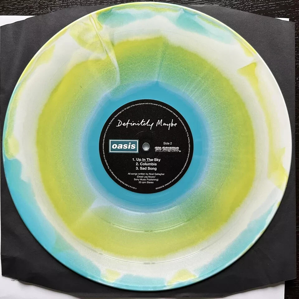 新品】Oasis オアシス Definitely Maybe カラーヴァイナル
