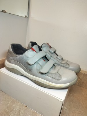 Authentic Prada America's Cup Sneakers Mesh & Leather - 4P0723