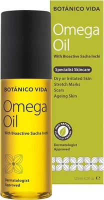 Botanico Vida Omega Oil. The 100% Natural Body Oil for Stretch Marks, Scars, Dr