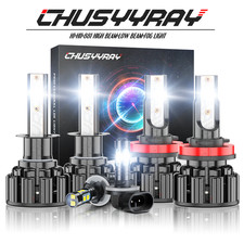 For Kia Sorento Sport Utility 4-door 2011-2013 Led Headlight Fog Light Bulbs Kit For Kia Sorento Sport Utility 4-door 2011-2013 Led Headlight Fog Light Bulbs Kit