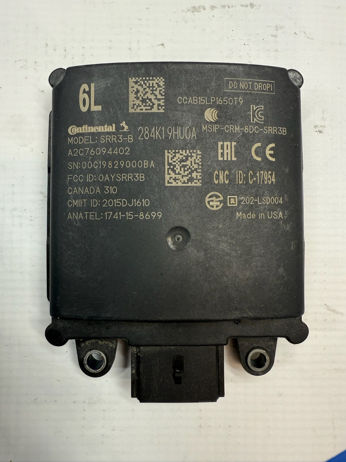 2017-2020 Nissan Maxima Blind Spot Sensor Radar Module OEM 284K19HU0A