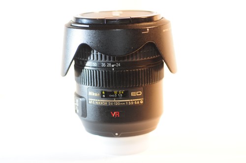 Nikon ED AF-S Nikkor 24-120mm f/3.5-5.6 G VR FX lens HB-25 for F100 D850 D780 Z7 - Picture 9 of 9