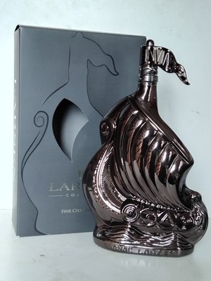 FLASCHE KARAFFE COGNAC LARSEN DRAKKAR BOTTLE DEKANTER
