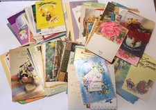 Lot Of 200 Vintage New Mixed Greeting Cards -No Envelopes