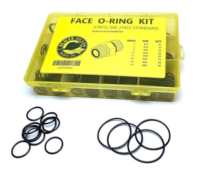 #ad 155 Piece Hydraulic O Ring Kit 90 Durometer Buna N for High Pressure Needs $71.96