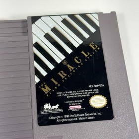 Miracle Piano -- NES Nintendo Original Classic Authentic Game TESTED GUARANTEED