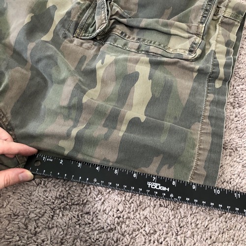 Pantalones Cortos Carga Faded Glory Camuflados Para Hombre Talla 38 Paracaidista Ejército Y2K Sueltos Militares - Imagen 7 de 8