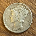 1942 Mercury Dime VF – WWII 90% Silver – Philadelphia Mint – Winged Liberty