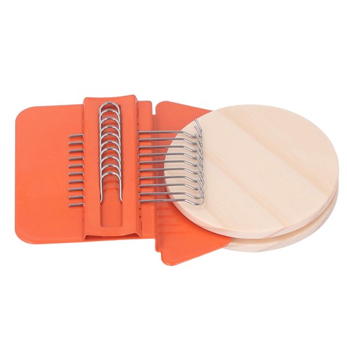 10-Pin Wooden Board Diameter 6.5Cm Small Knitting Machine Tool Handmade - Picture 8 of 23
