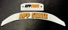 3D Bumpers - App State Speed Set for a Full Size Helmet