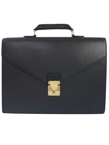 Louis Vuitton Epi Ambassador Business Bag Black