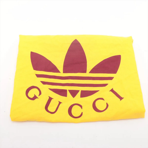 Gucci x Adidas mini borsone in pelle 2 vie borsone bianco 702397 - Foto 11 di 11
