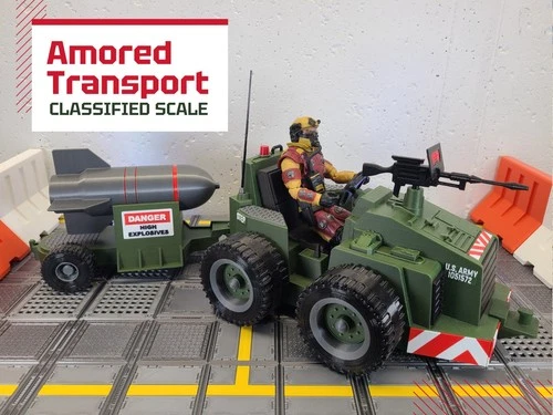 GI JOE CLASSIFIED SCALE WEAPONS TRANSPORT VEHICLE HIGHLY DETAILED MASTERPIECE 3D