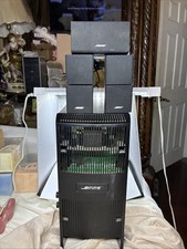 Bose Acoustimass 10 Series IV Subwoofer With 5 Digital Audio Speakers And Wires.