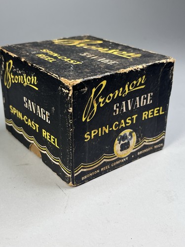 Vintage Bronson Savage Dart 905 Green Spin Cast Fishing Reel w/ Box & Manual - Picture 12 of 14