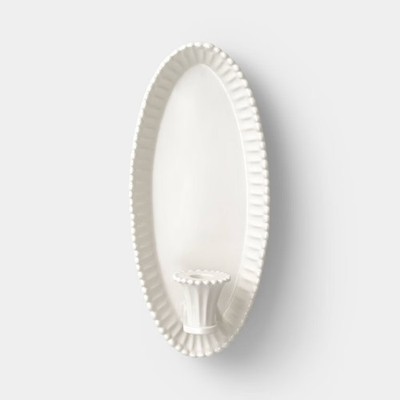 Classic Ceramic Candle Wall Sconce - Threshold
