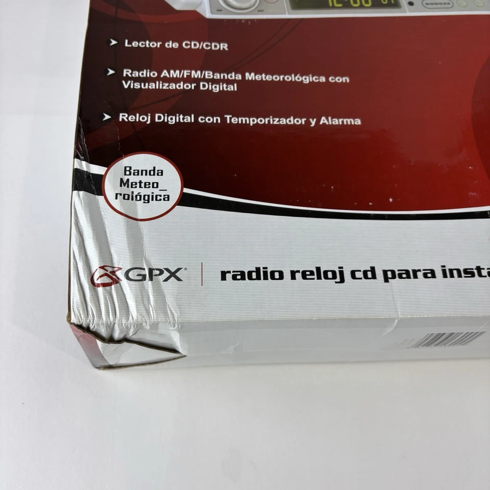 Open Box GPX Undercabinet CD Radio with Remote Control Input Timer KCCD3004DP - Image 3 of 4