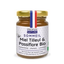 Mélange Miel, Tilleul et Passiflore BIO - SOMMEIL - 125 grammes